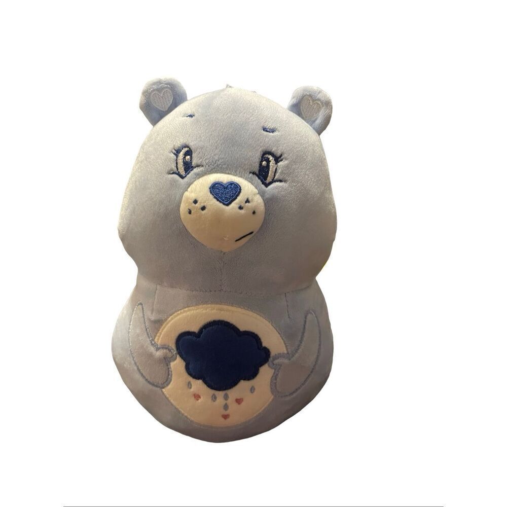 Care Bears Blue Rain Clouds Stormy Grumpy Bear Plush Stuffed Animal 10"